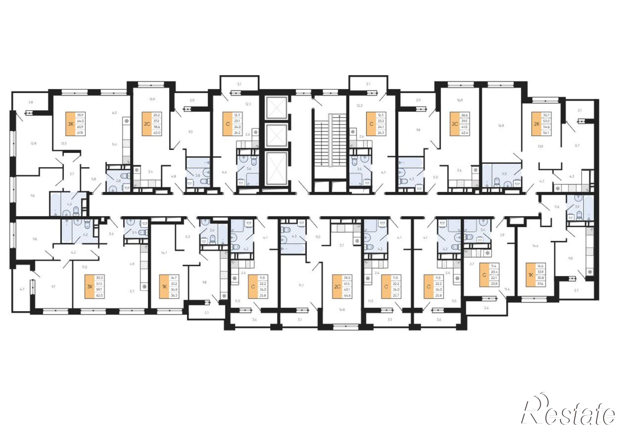 Купить квартиру за 7 841 780 рублей на ул Расула Гамзатова, 7 1