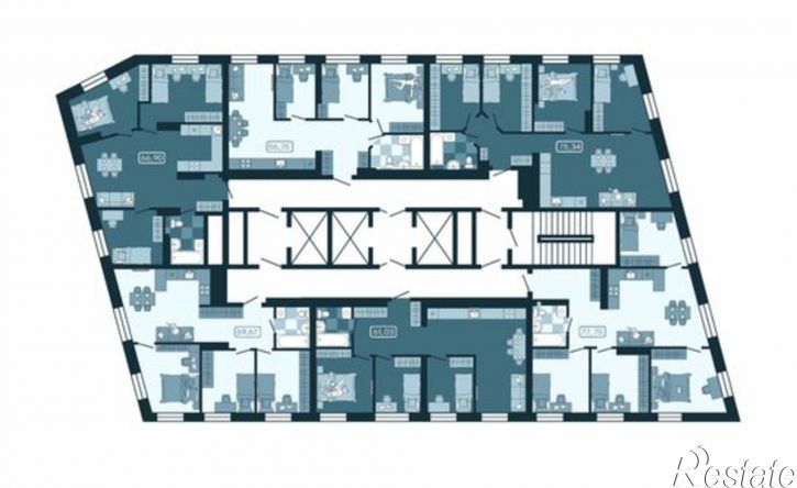 3-комн квартира в новом доме улица Борисенко, 3 с2,  д. 3 с2