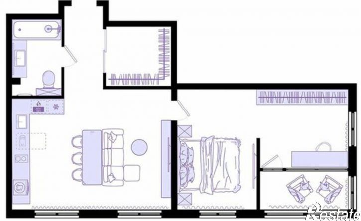 3-комн квартира в новом доме Днепровская улица, 25 к5,  д. 25 к5