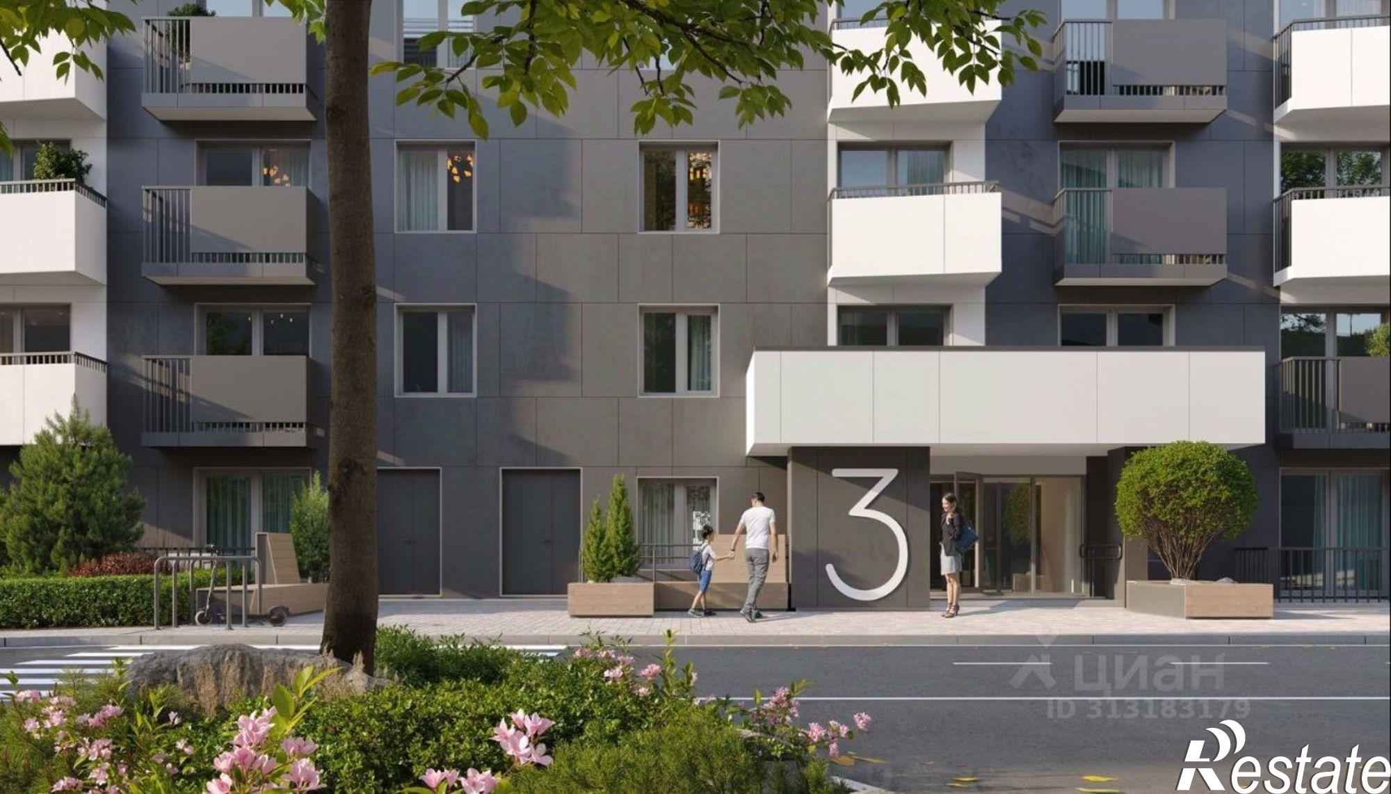 Купить квартиру за 7 626 400 рублей на улица Борисенко, 2 с1