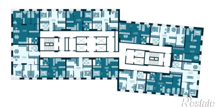2-комн квартира в новом доме улица Борисенко, 2 с1,  д. 2 с1