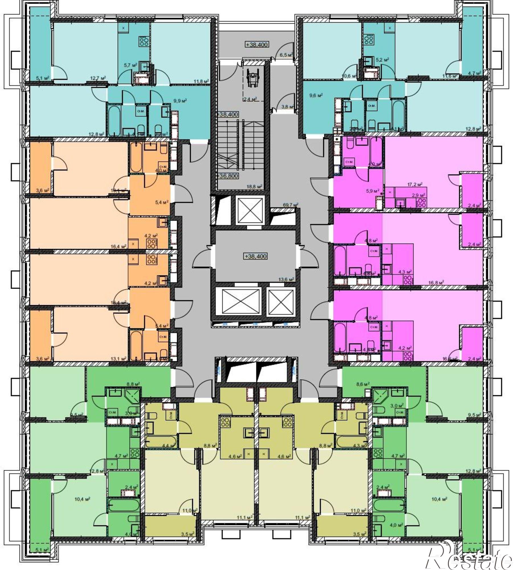 Купить квартиру за 10 613 400 рублей на ул Тухачевского, 35