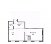 3-комн, 65 кв м, этаж 2/25 Днепровская улица, 25 к5