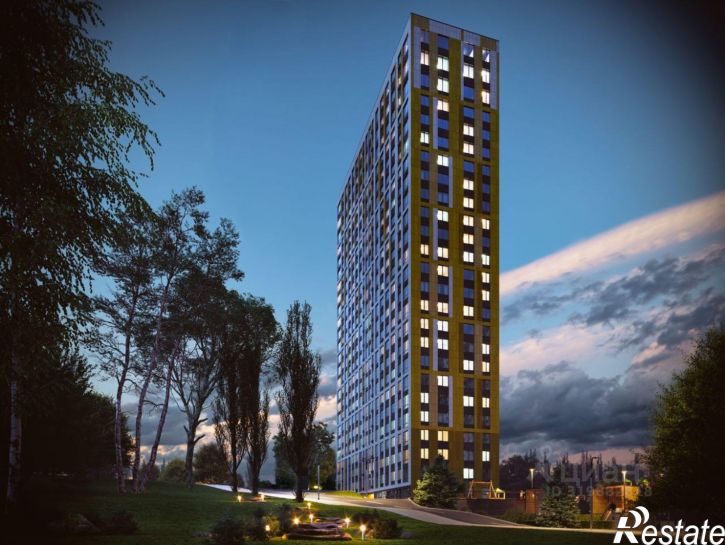 1-комн квартира в новом доме улица Нейбута, 135