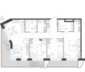 3-комн, 98 кв м, этаж 2/3 Бархатная улица, 15/5