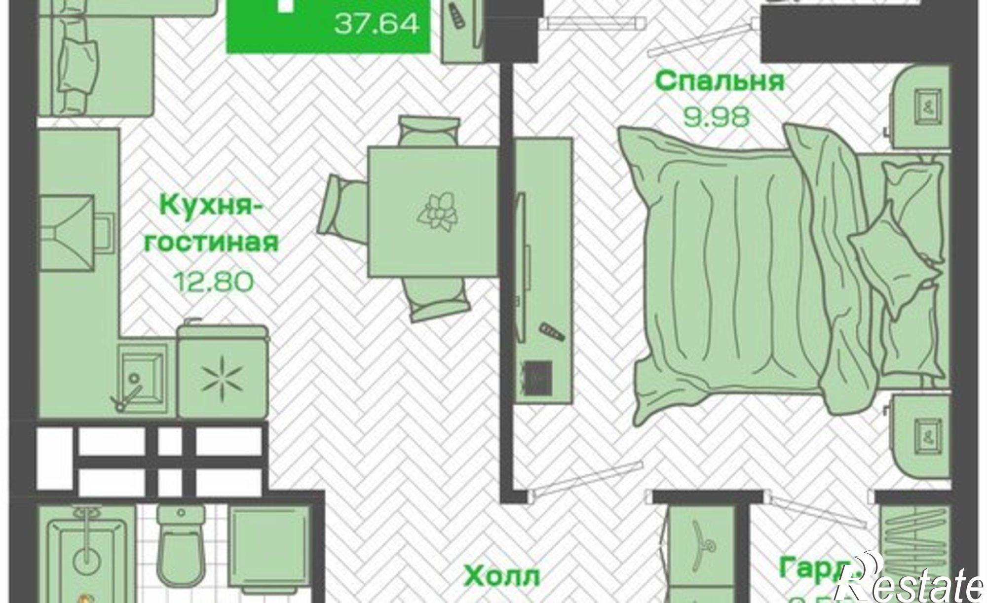 Купить квартиру за 7 300 000 рублей на улица Нейбута, 141 к1