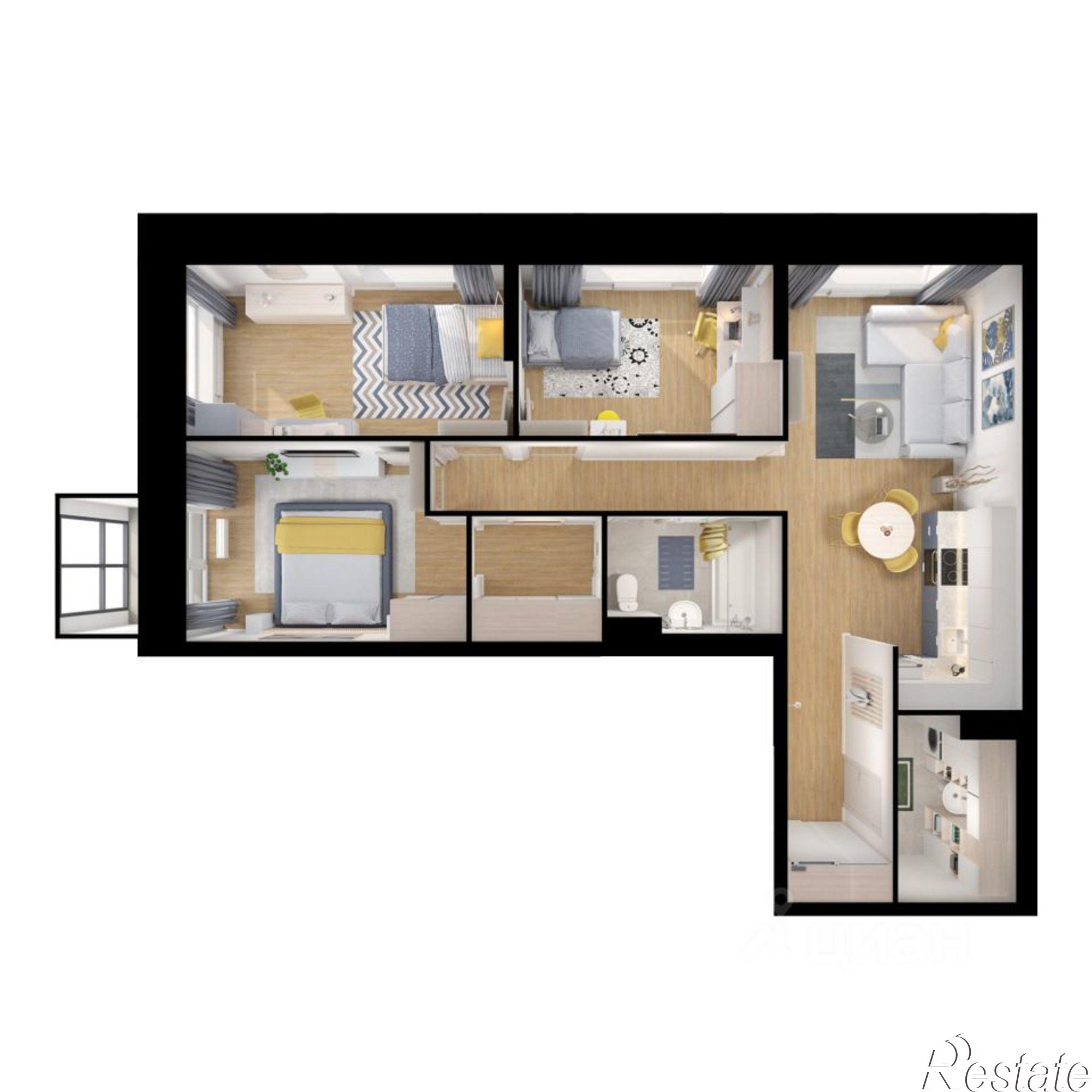 Купить квартиру за 12 857 400 рублей на улица Майора Филипова, 6 к1