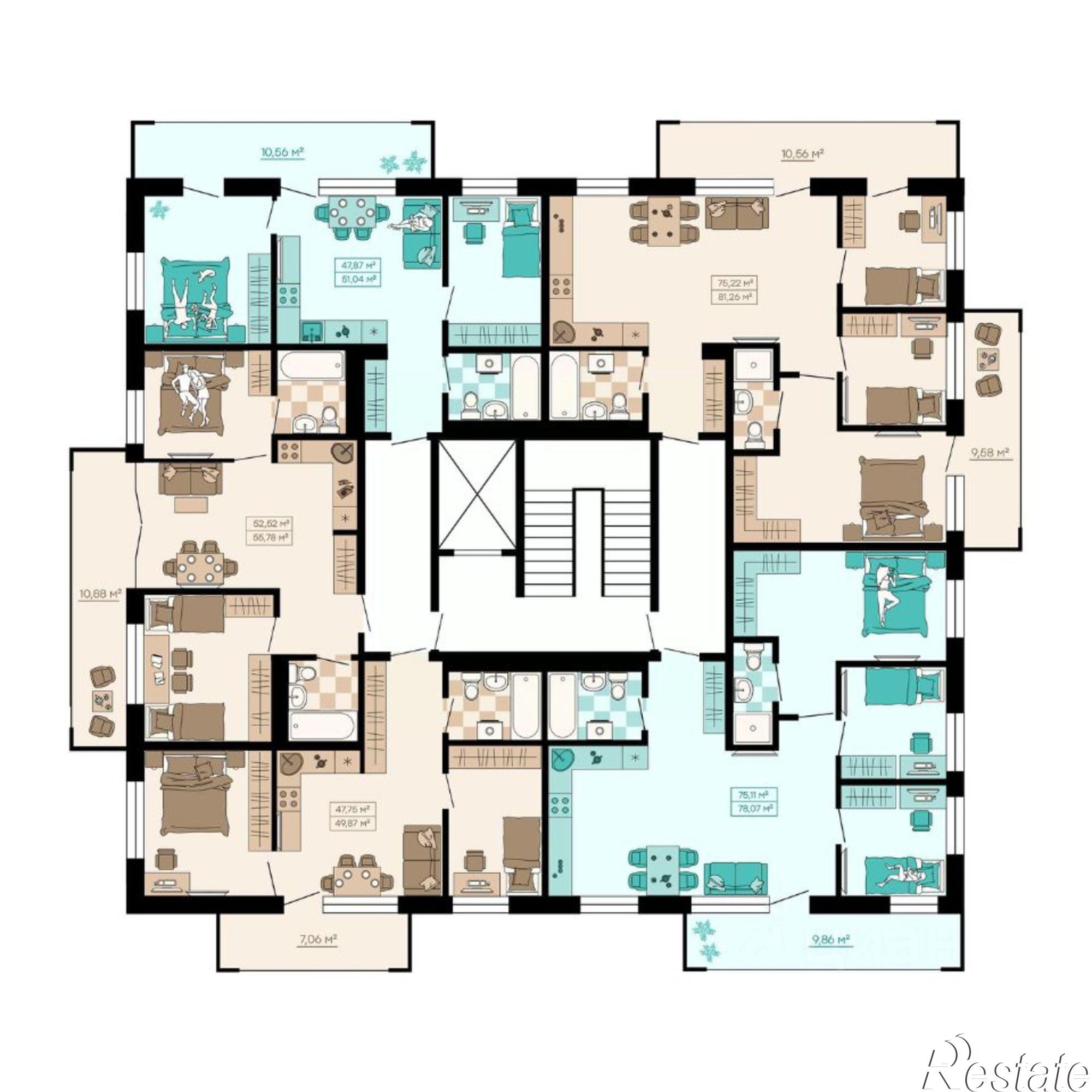 Купить квартиру за 8 650 950 рублей на улица Грязелечебница