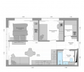 2-комн, 54 кв м, этаж 20/20 улица Нейбута, 137 с4