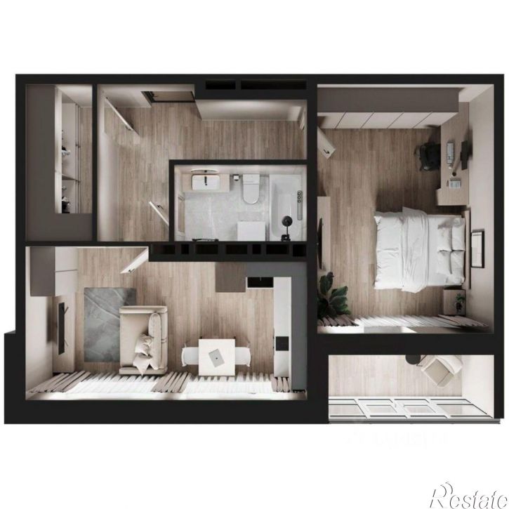 1-комн квартира в новом доме улица Нейбута, 141 к4,  д. 141 к4