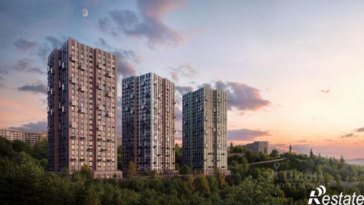 1-комн квартира в новом доме улица Вице-Адмирала Сабанеева, 22/2,  д. 22/2