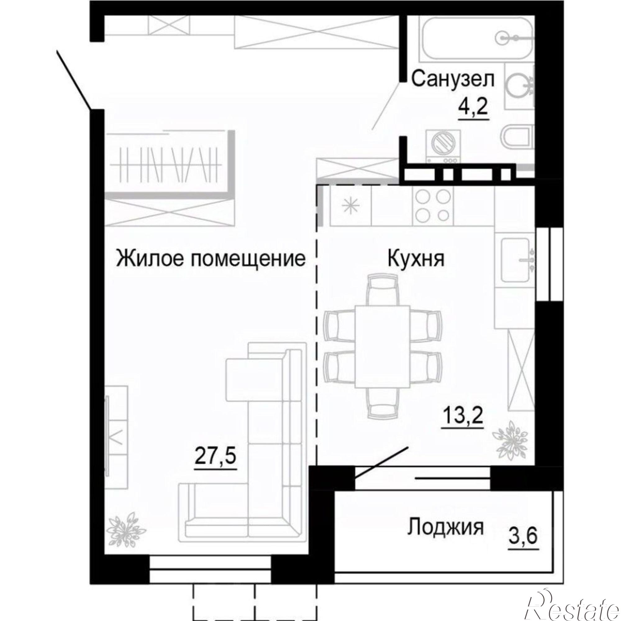Купить квартиру за 8 306 500 рублей на улица Бринера, 53 к3