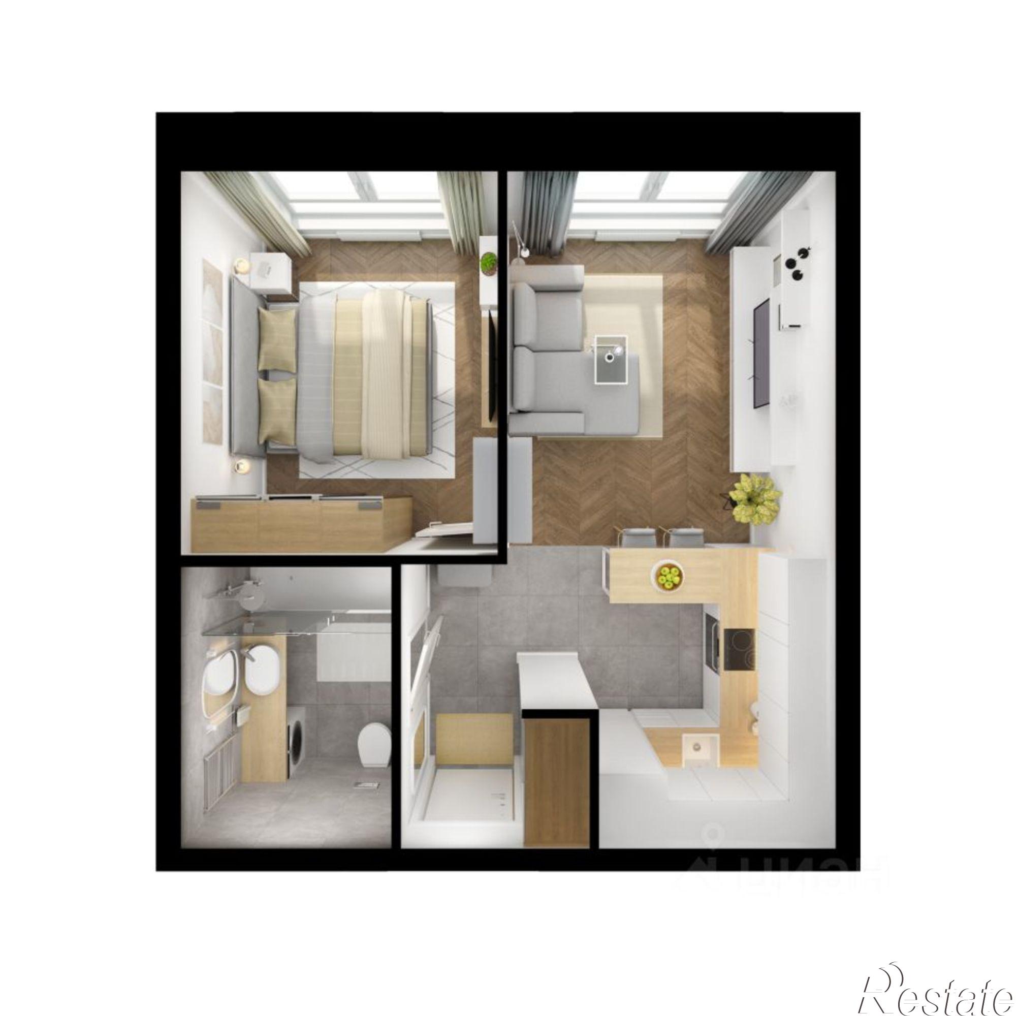 Купить квартиру за 6 939 120 рублей на ул Борисенко, 48