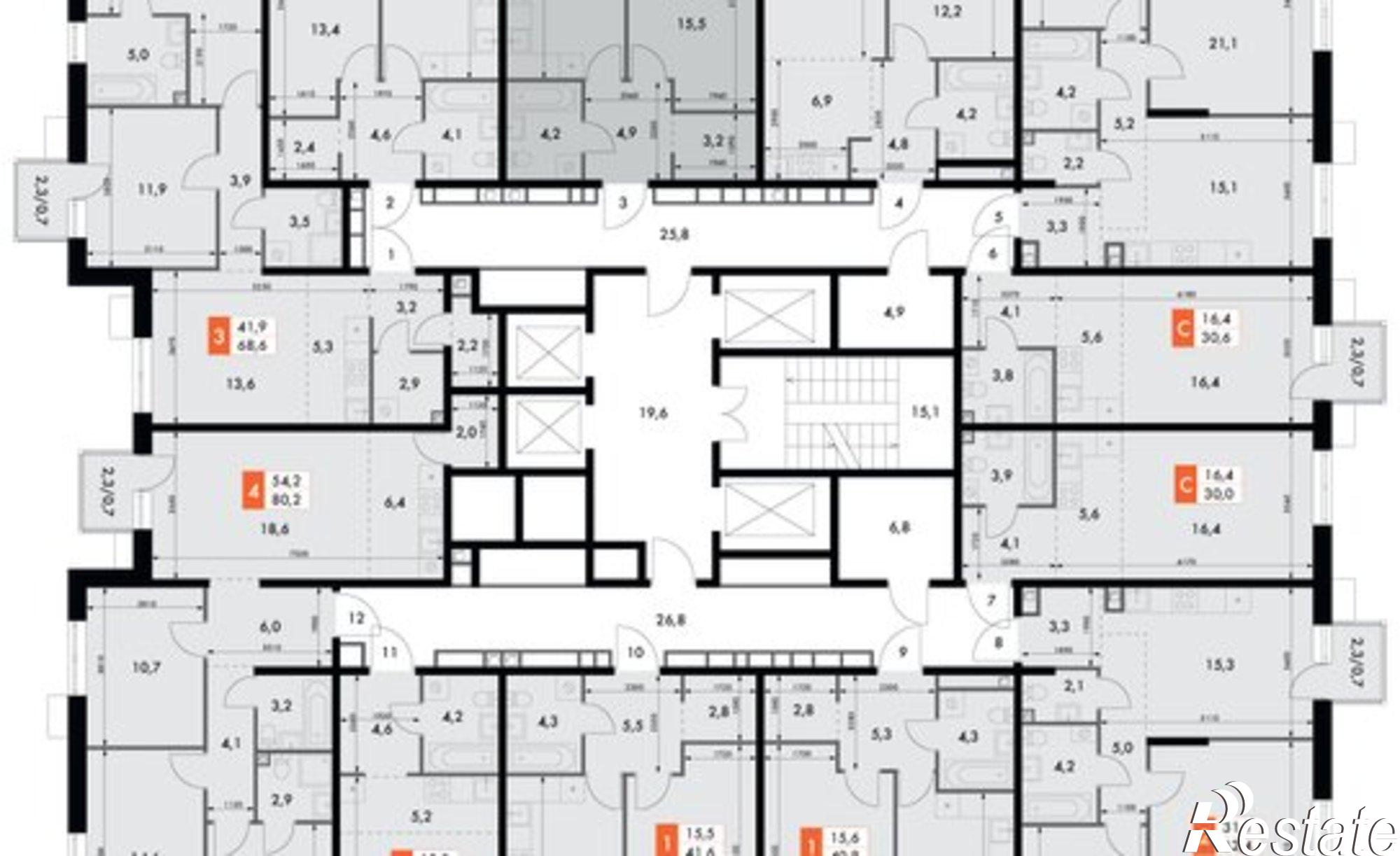 Купить квартиру за 7 521 310 рублей на улица Адмирала Горшкова, 2 с1