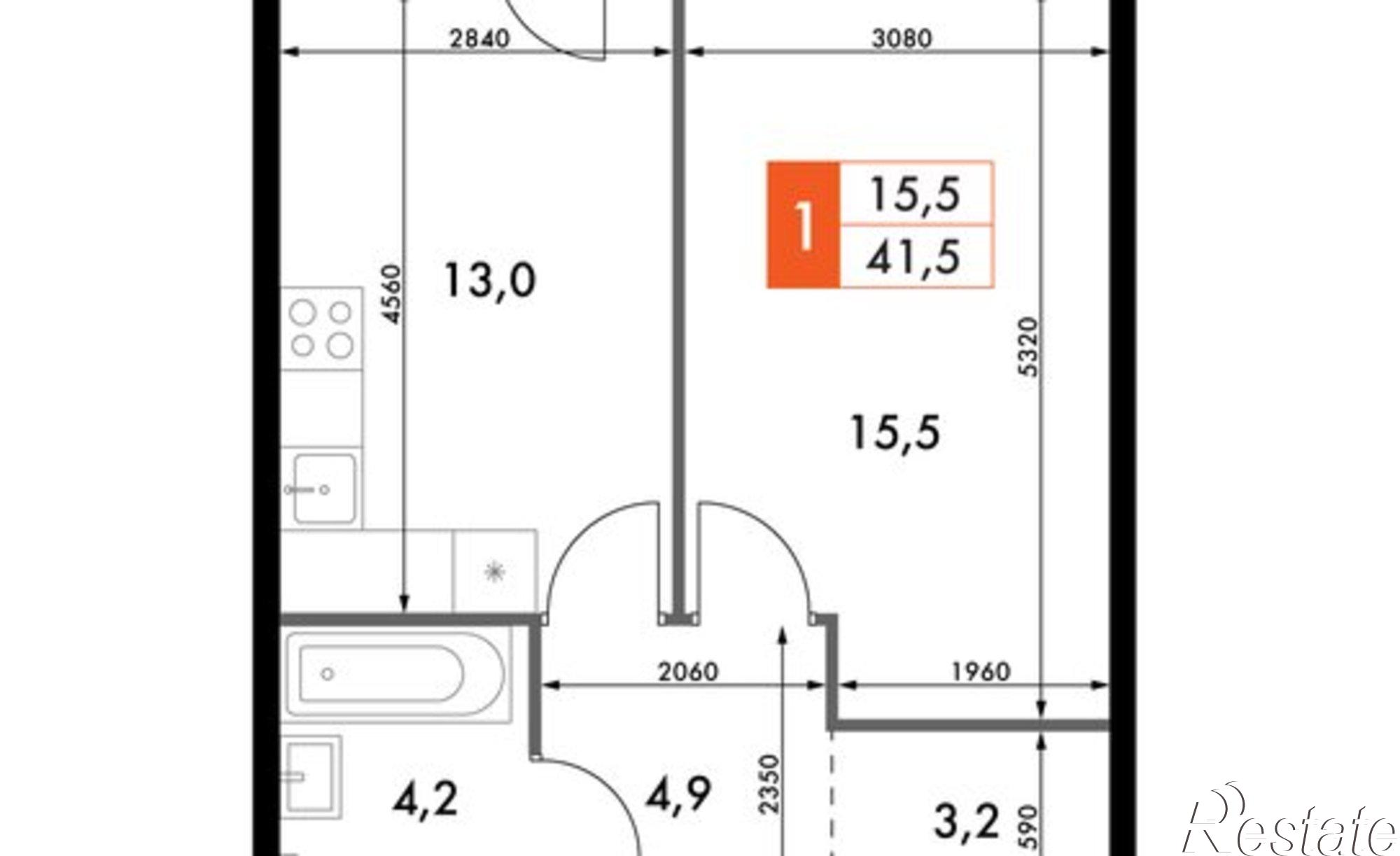 Купить квартиру за 7 538 330 рублей на улица Адмирала Горшкова, 2 с1