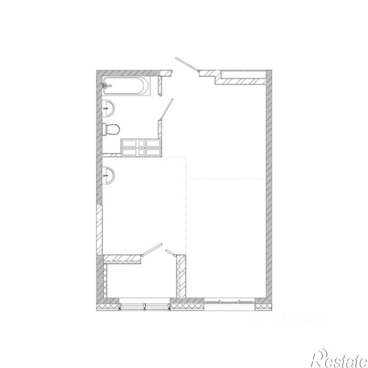 1-комн квартира в новом доме