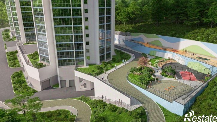 1-комн квартира в новом доме пр-кт 100-летия Владивостока, 140Г,  д. 140Г