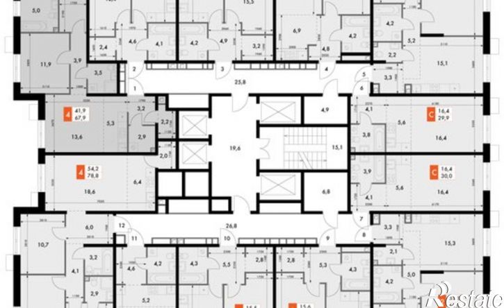 3-комн квартира в новом доме улица Адмирала Горшкова, 2 с1,  д. 2 с1