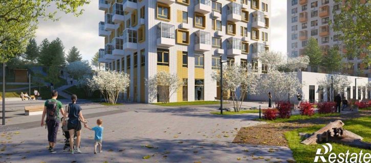 2-комн квартира в новом доме ул Архангельская, 23 1,  д. 23 1,  к. 1