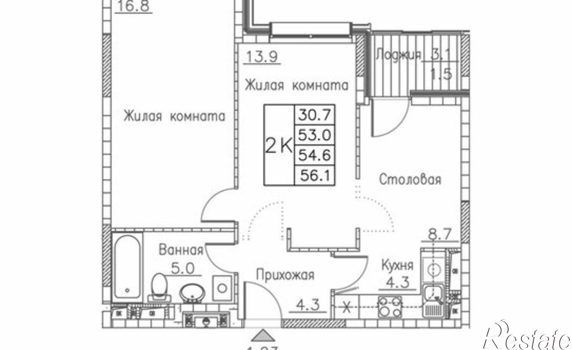Купить квартиру за 10 025 100 рублей на улица Расула Гамзатова, 7 к1