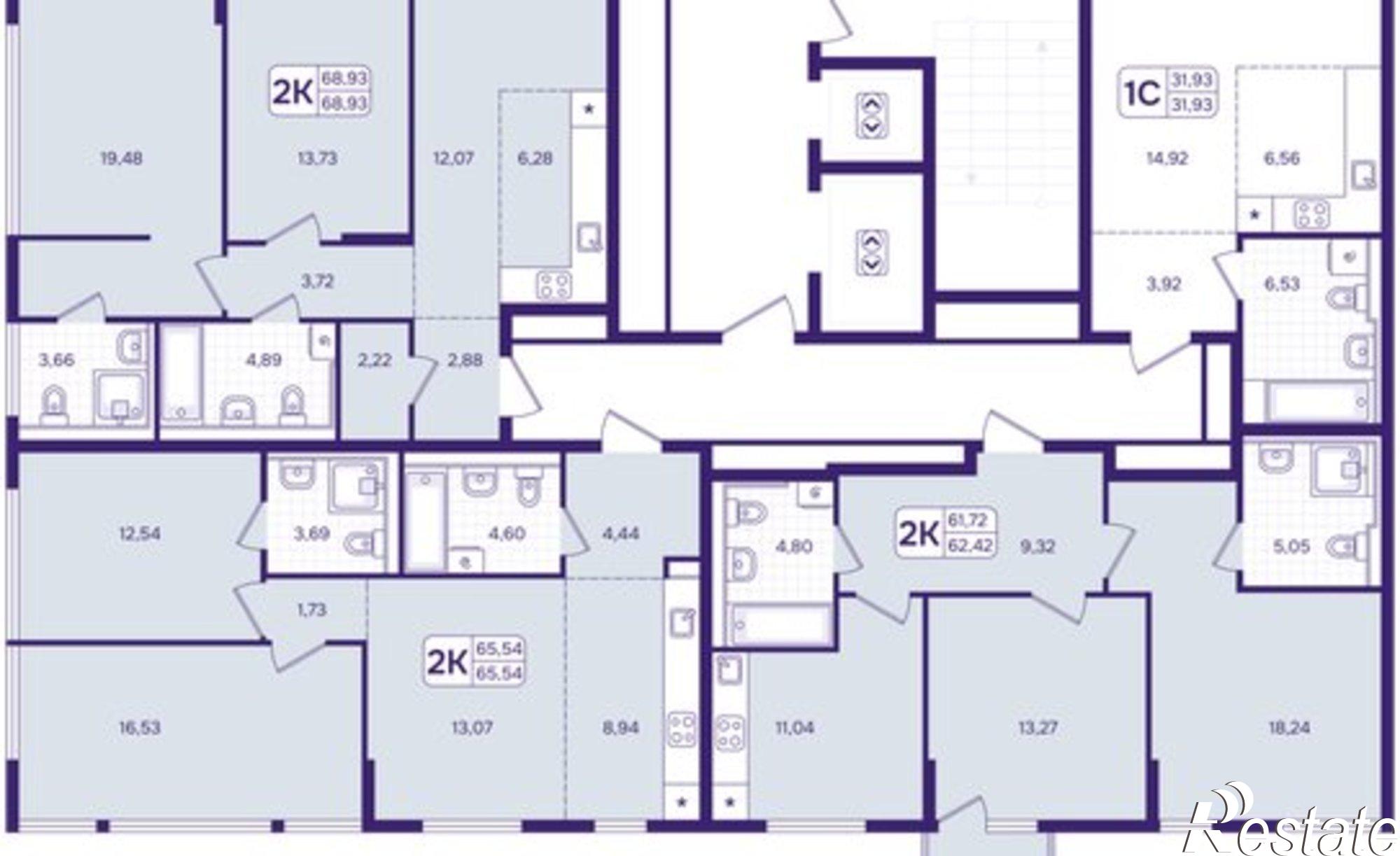 Купить квартиру за 13 140 000 рублей на улица Борисенко, 100Е с3