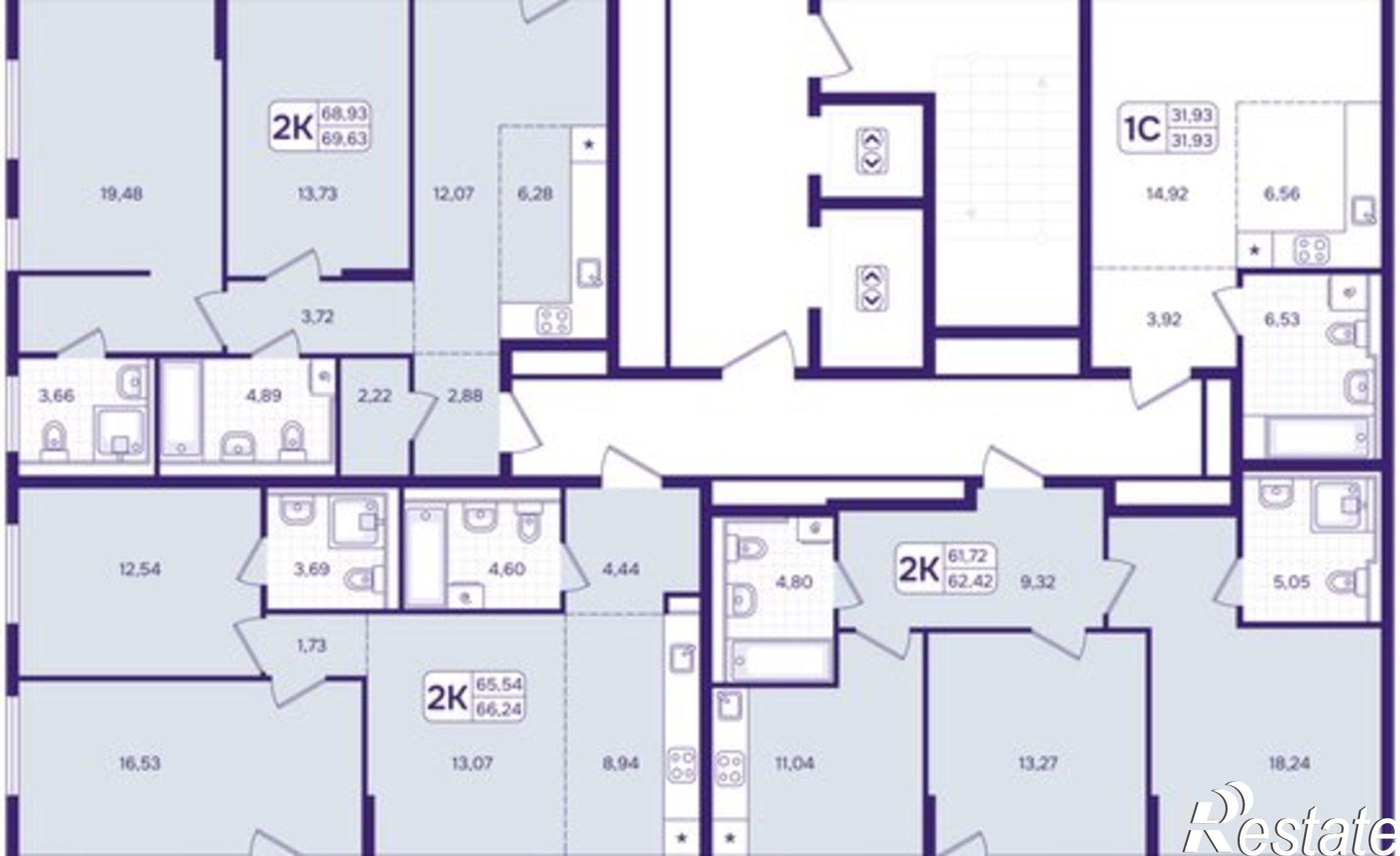 Купить квартиру за 11 690 000 рублей на улица Борисенко, 100Е с3