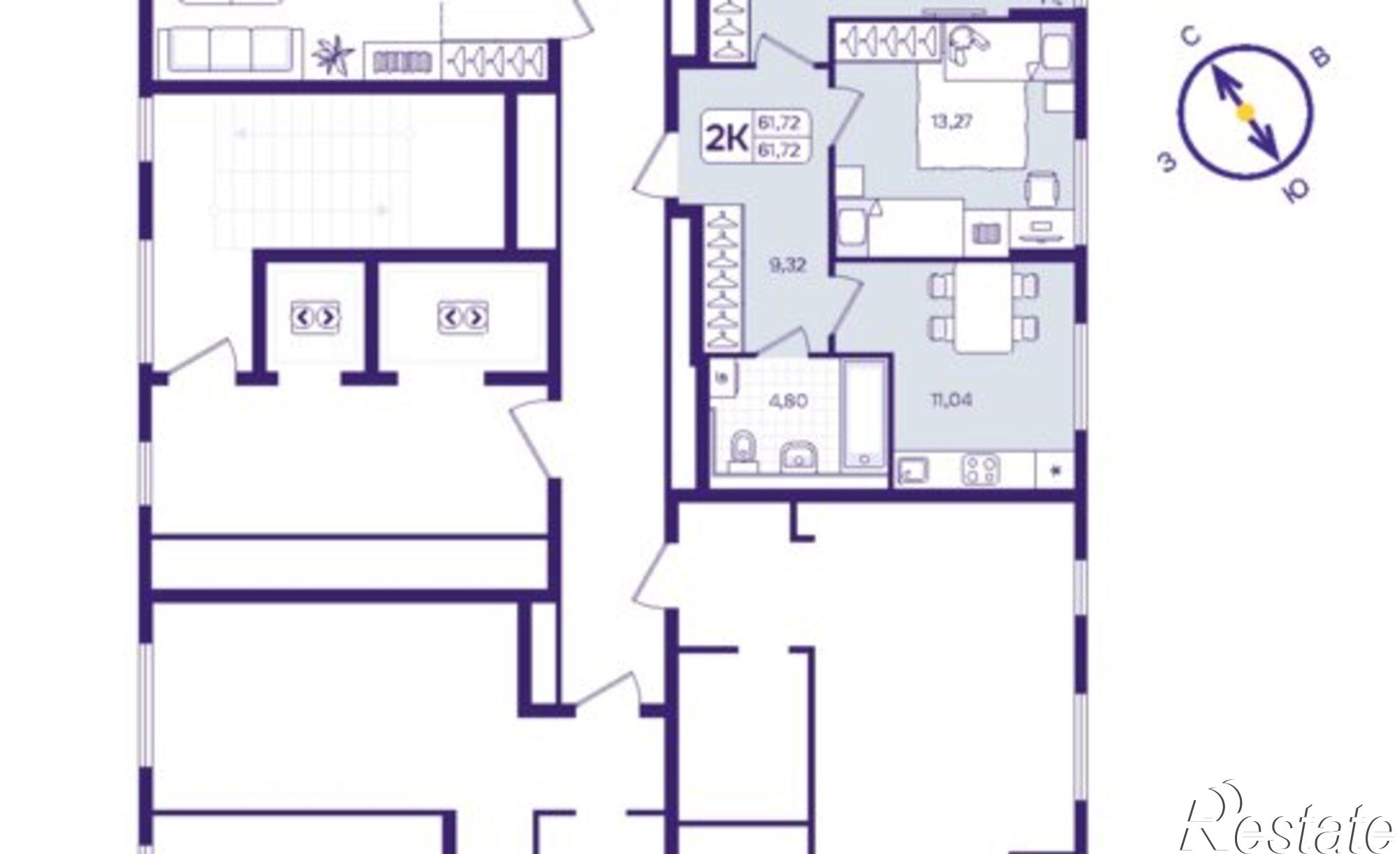Купить квартиру за 12 540 000 рублей на улица Борисенко, 100Е с3