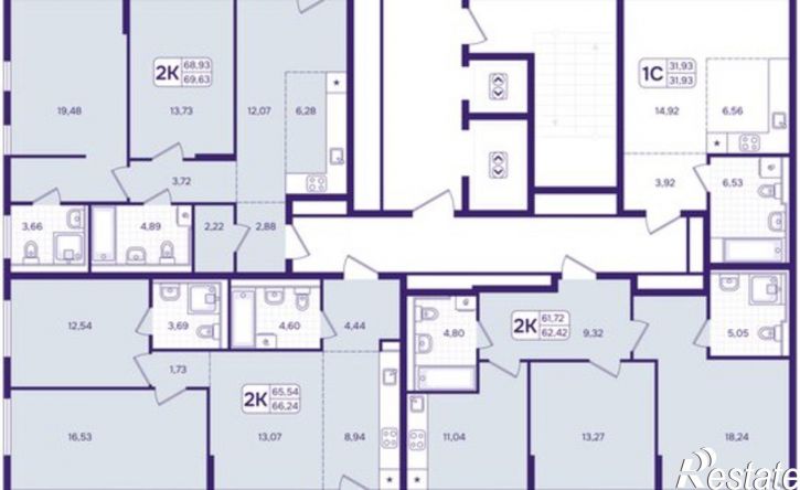 2-комн квартира в новом доме улица Борисенко, 100Е