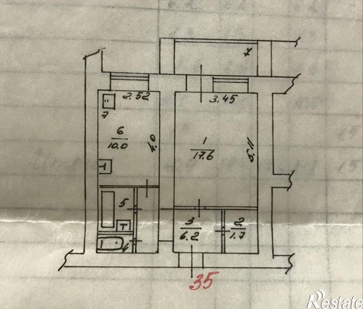 1-комн квартира ул Шилкинская, 7,  д. 7
