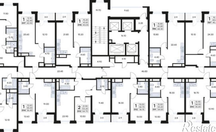 1-комн квартира ул Карбышева, 22 1,  д. 22 1,  к. 1