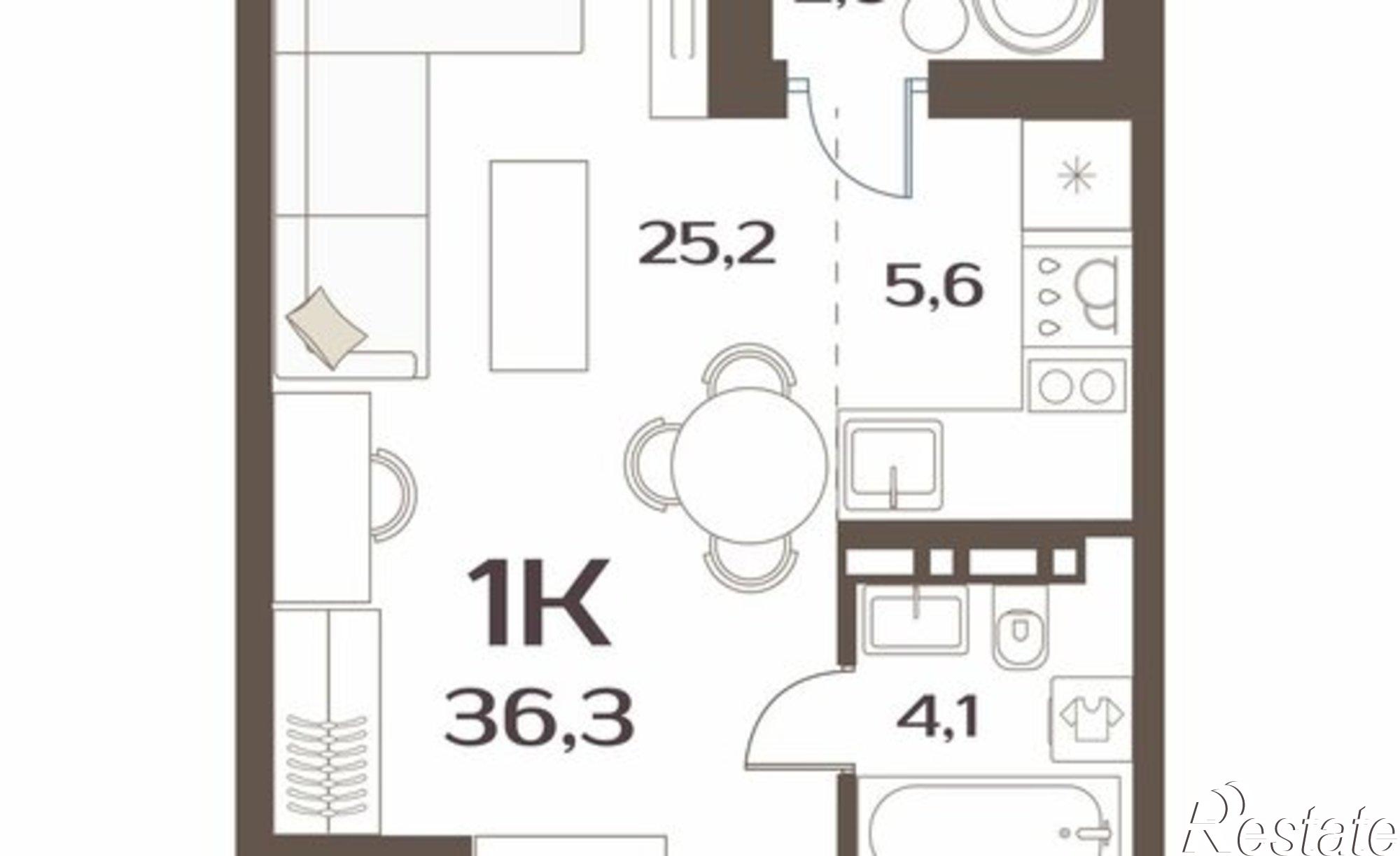 Купить квартиру за 6 587 000 рублей на улица Слуцкого, 5А