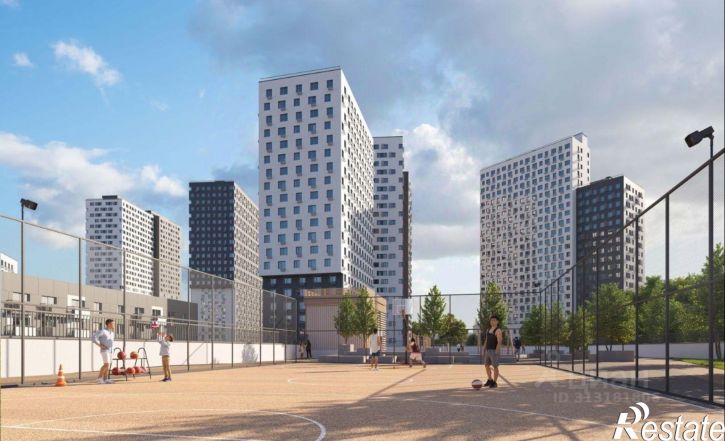 2-комн квартира в новом доме улица Борисенко, 100К с1,  д. 100К с1