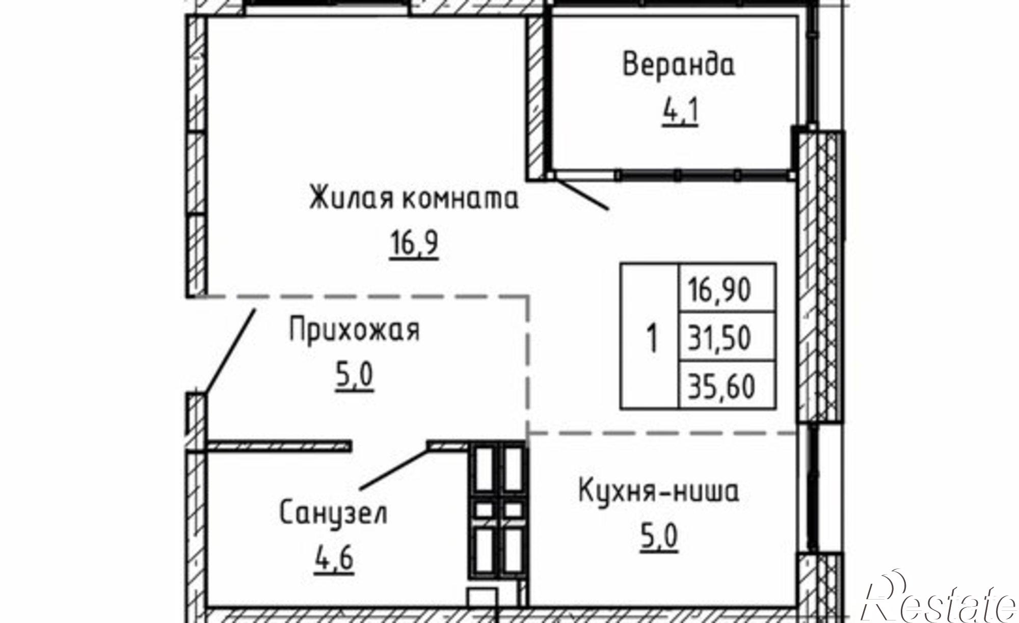 Купить квартиру за 7 244 600 рублей на Днепровская улица, 25 к5
