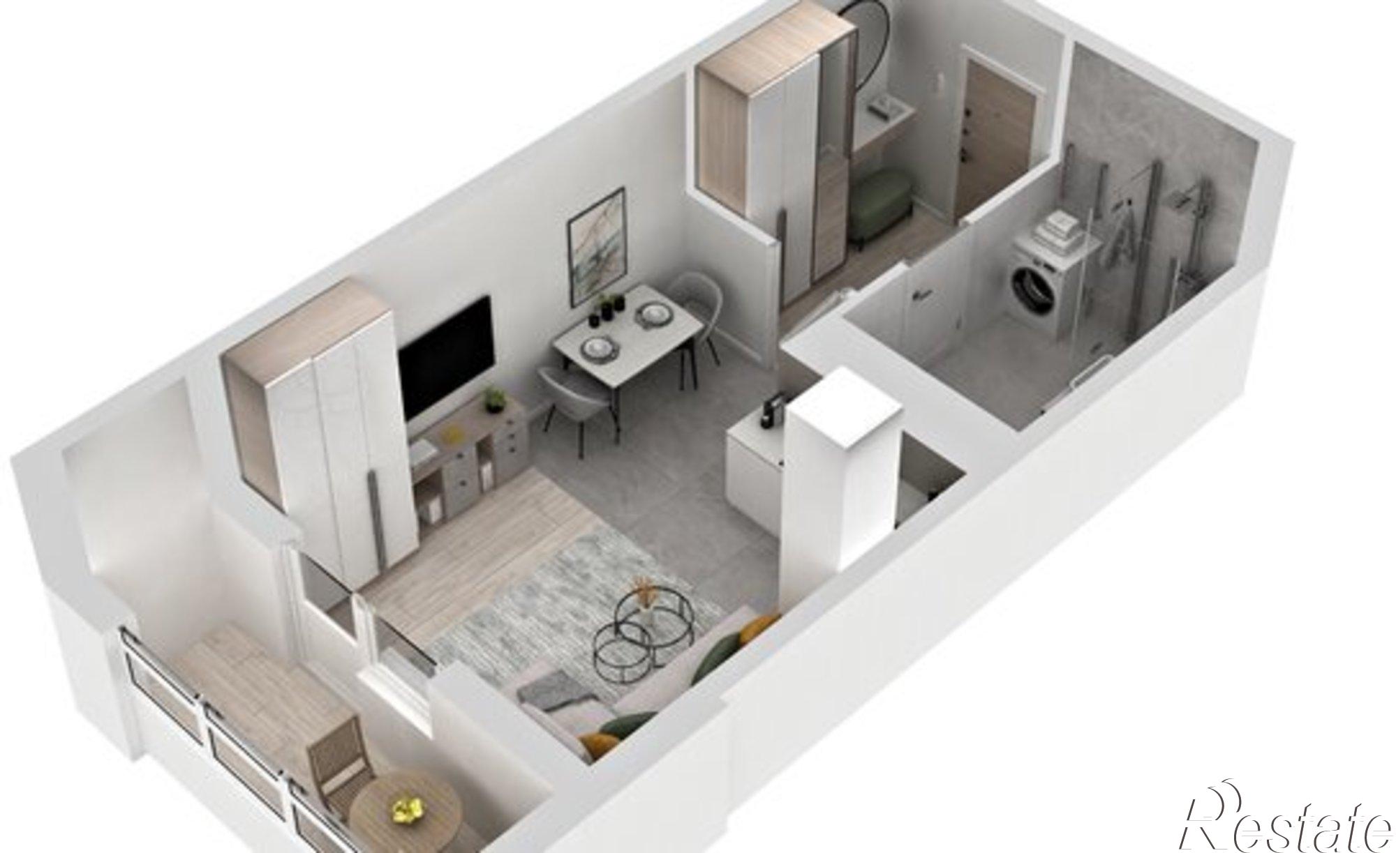 Купить квартиру за 6 895 470 рублей на улица Расула Гамзатова, 7 к1