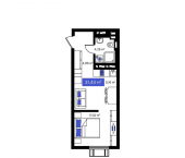 1-комн, 31 кв м, этаж 6/15 улица Нейбута