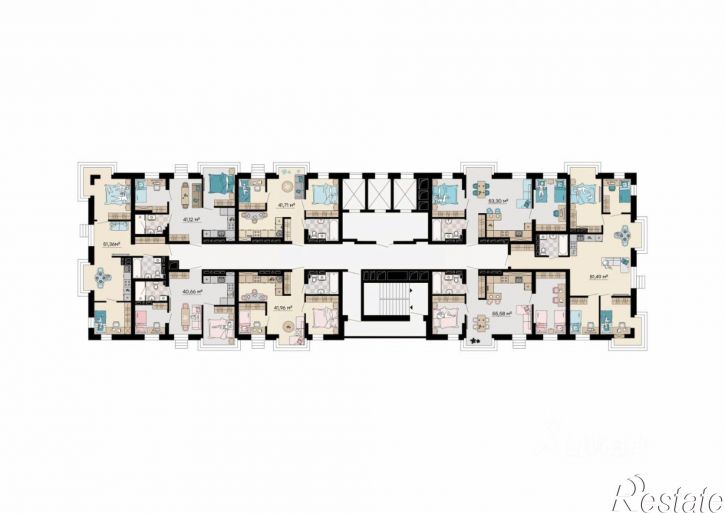 3-комн квартира в новом доме улица Мусоргского, 72/1,  д. 72/1