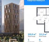 2-комн, 67 кв м, этаж 12/30 улица Нейбута, 141 к5