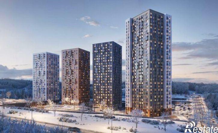 3-комн квартира в новом доме Ленинский район, жилой комплекс Квартал Нейбута, 141к1