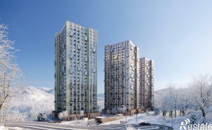 1-комн квартира в новом доме улица Сабанеева, 1.1