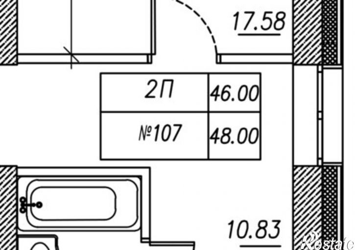 2-комн квартира улица Расула Гамзатова, 5 к3,  д. 5 к3
