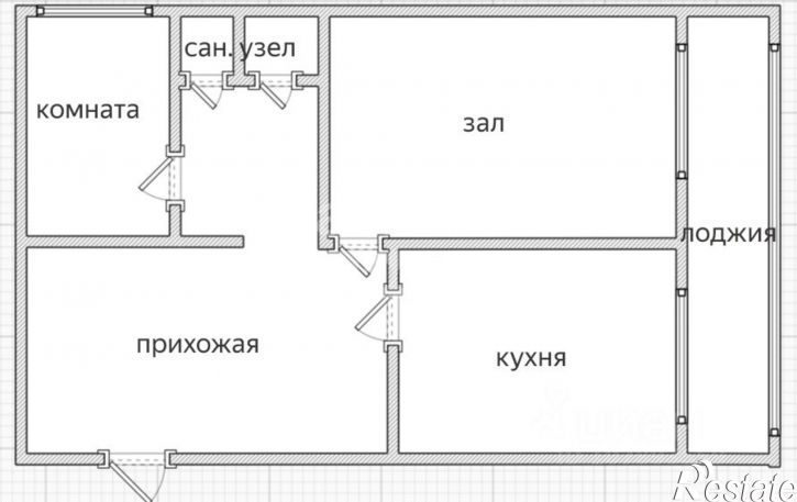 2-комн квартира ул Лермонтова, 28,  д. 28