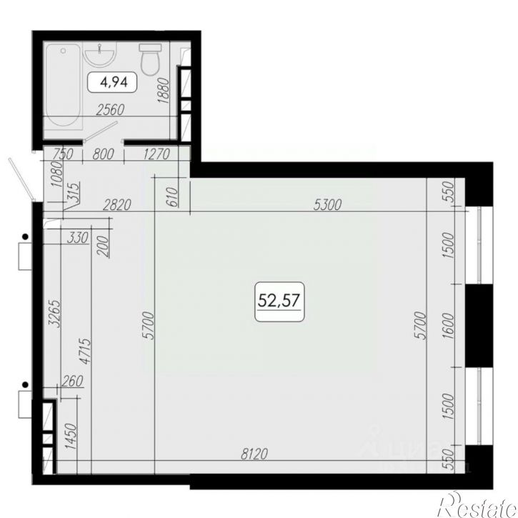 1-комн квартира в новом доме Верхняя улица, 20 с2,  д. 20 с2