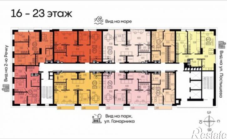4-комн квартира в новом доме ул Гамарника, 18Б,  д. 18Б