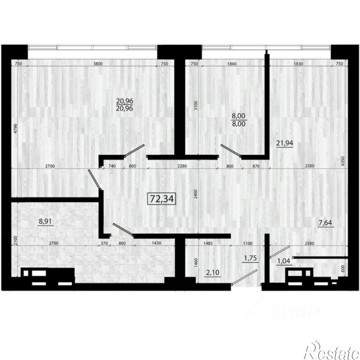 4-комн квартира в новом доме ул Гамарника, 18Б,  д. 18Б