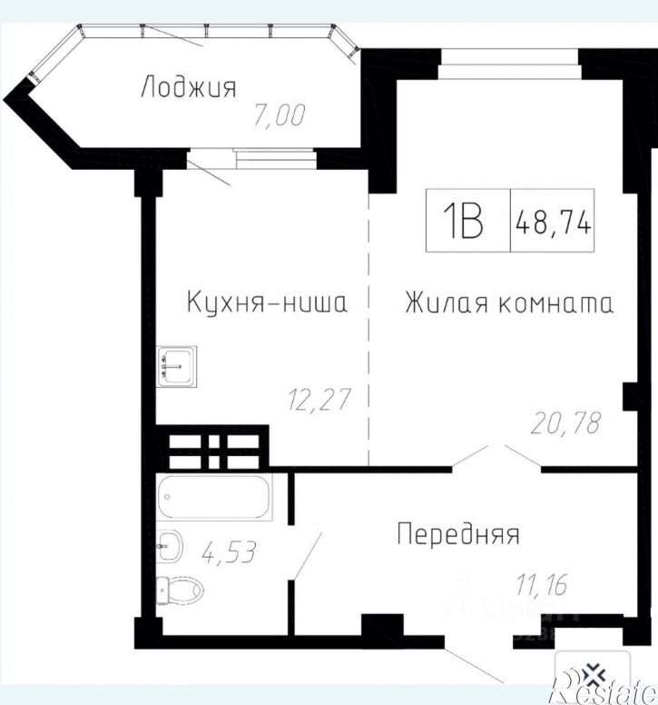 2-комн квартира ул Мусоргского, 75,  д. 75