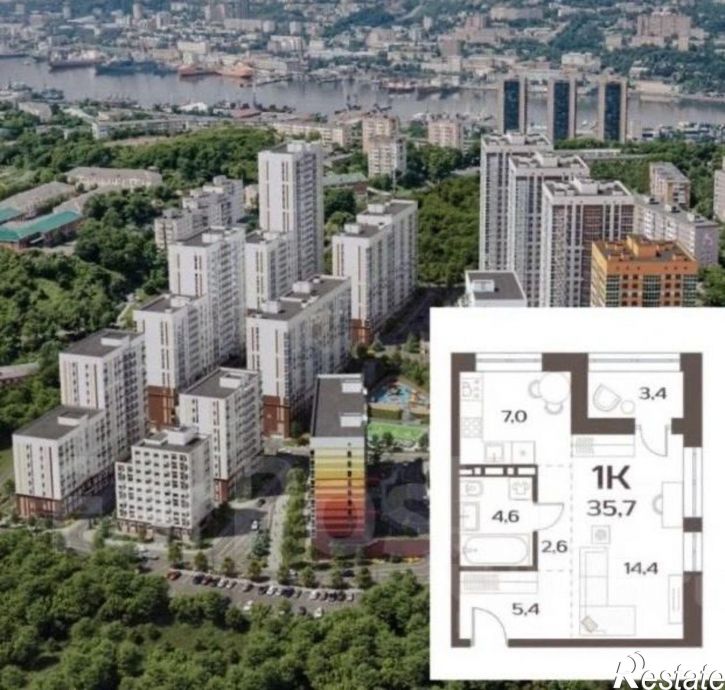 1-комн квартира в новом доме ул Коммунаров, 21 1,  д. 21 1,  к. 1