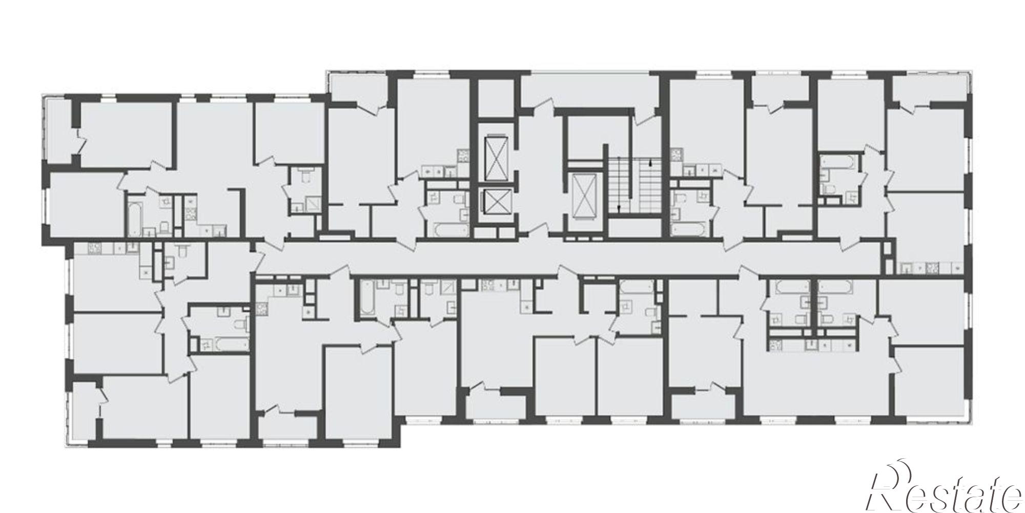 Купить квартиру за 16 386 300 рублей на ул 3-я Поселковая, 16/4