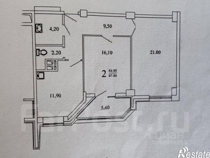 2-комн квартира ул Жигура, 26г,  д. 26г