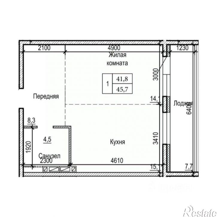 1-комн квартира в новом доме ул Черняховского, 5А,  д. 5А