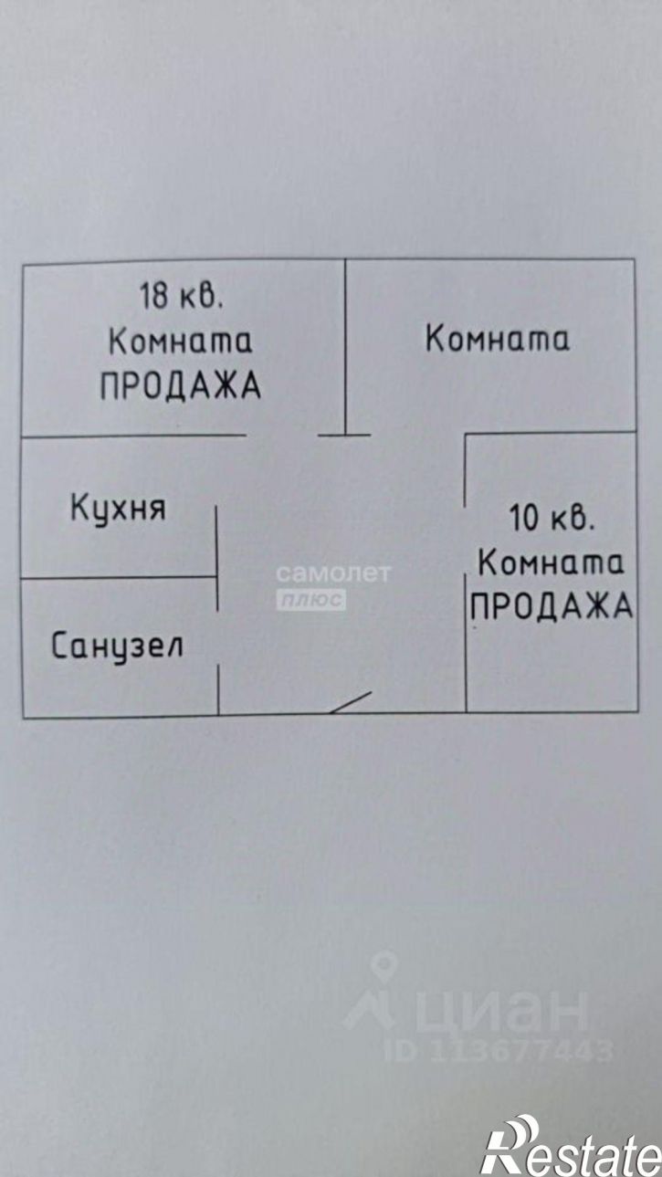 Комната ул Военное Шоссе, 36,  д. 36